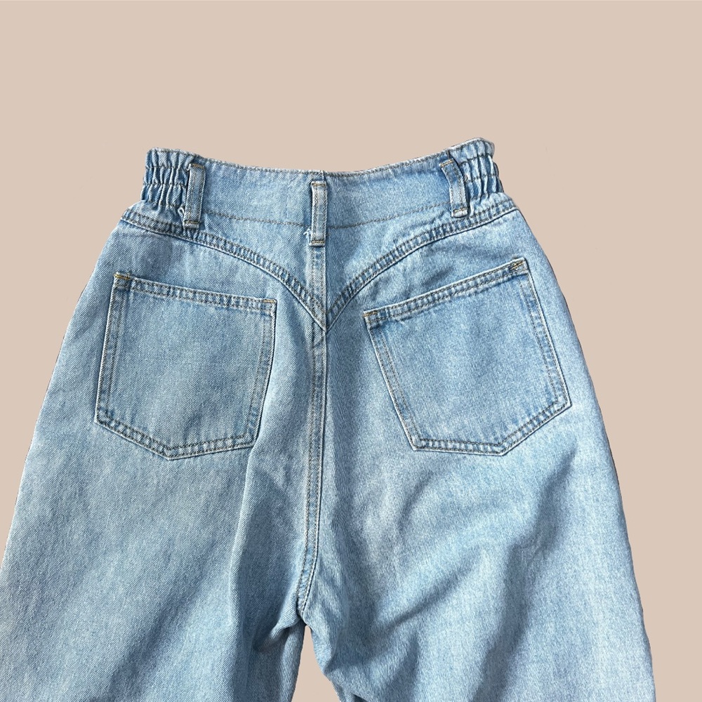 Pprincess Polly paperbag light denim jeans